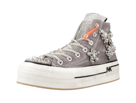 Sapatos de Mulher NANKU Tecido Cinzento (41)