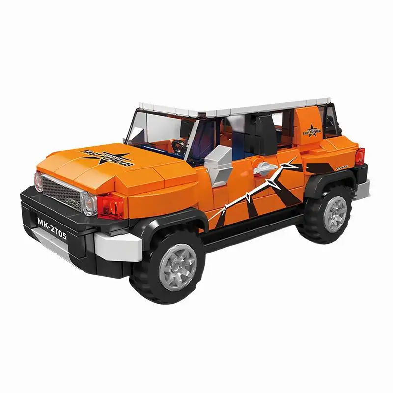 Conjunto De Blocos De Montar Da Série City Mini Car Com 414 Peças (414 Peças)