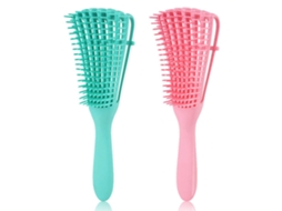 Escova para Desembaraçar Cabelo de 2 Peças Pente de Cabelo para Mulheres e Homens Escovas de Cabelo Naturais de Cabelo Cabelo JEDBESETZT