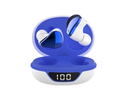 Fones de Ouvido Pequenos Sem Fio Bluetooth 5.4 com Cancelamento de Ruído para Iphone Android JIAPEI (azul)