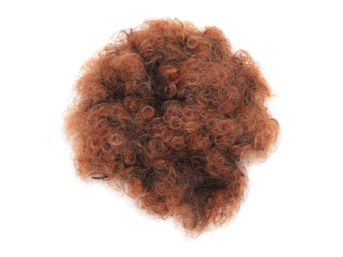 2026 extensão de Laço de Cabelo Cacheado Afro Puff com Cordão Elástico