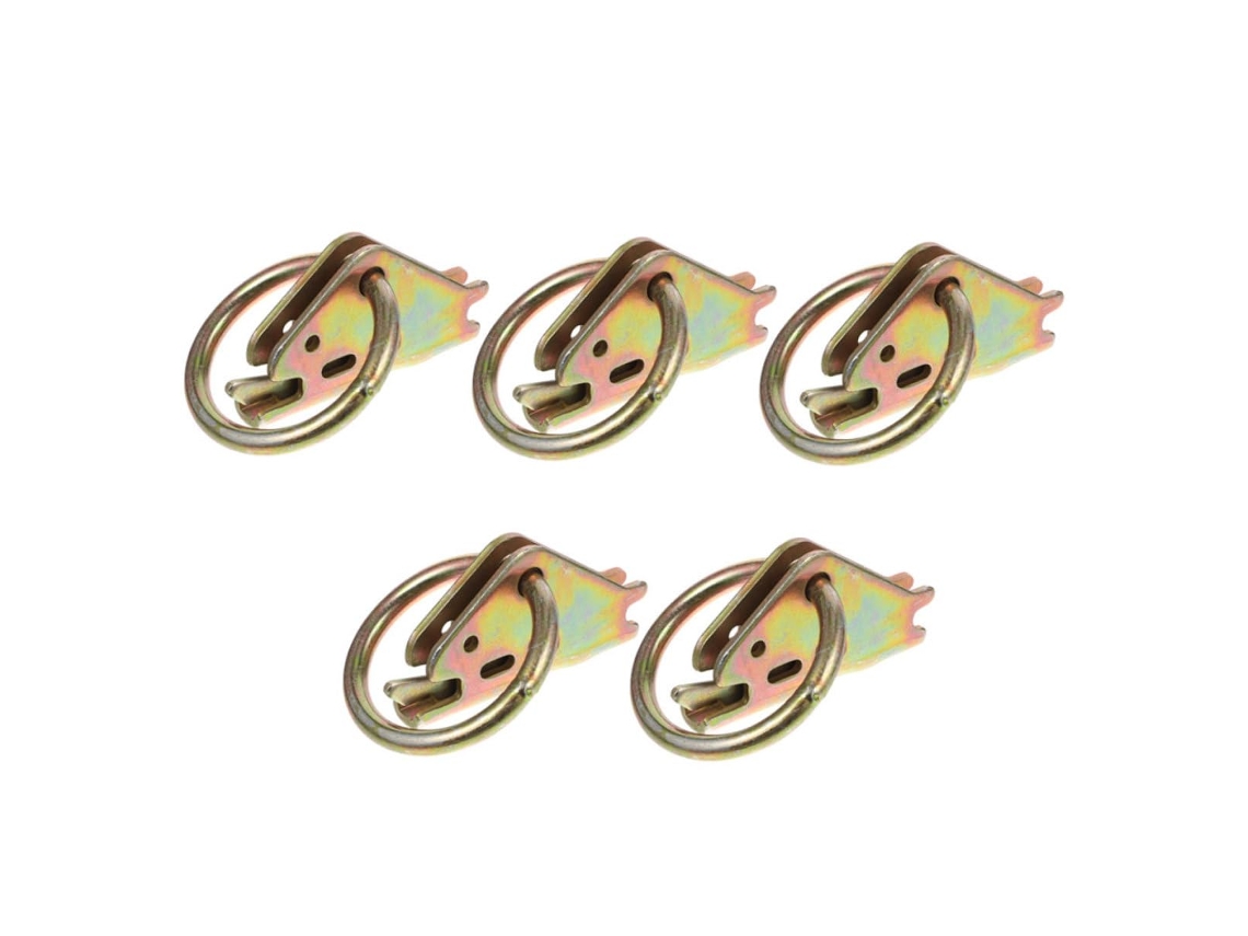 Conjunto De 5 Ganchos De Amarração Para Reboque, Com Fixação Na Superfície, Ideais Para Caminhonetes.