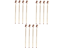 Conjunto De 12 Pincéis De Maquiagem, Incluindo Pincel Para Delineador, Escova De Dentes, Pincel De M Gokoco