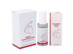 Líquido Removedor De Puntos Negros 10ml Com 50 Papers Máscara Facial De Limpeza Profunda Para Poros Nariz