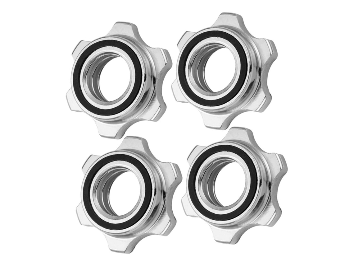 Mobestech Conjunto De 4 Porcas Antiderrapantes Para Barras Halteres