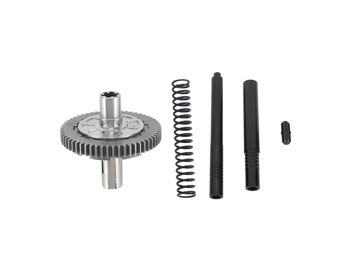 Kit De Eixo Deslizante Central De Engrenagem 57t Para Carro Rc Arrma 1/10 4x4 Vorteks Aço Preto