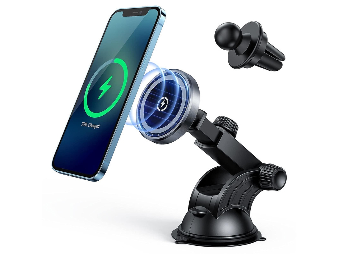 Carregador Sem Fio Para Apple Yizhood Magnética Preto