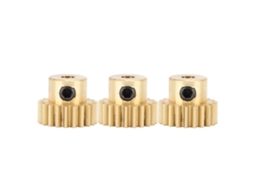 Mali 3 Peças Engrenagem de Cobre para Carro Rc M0.6 Diâmetro 3.175mm com Parafuso de Fixação M3 para Hsp 1/10 21t
