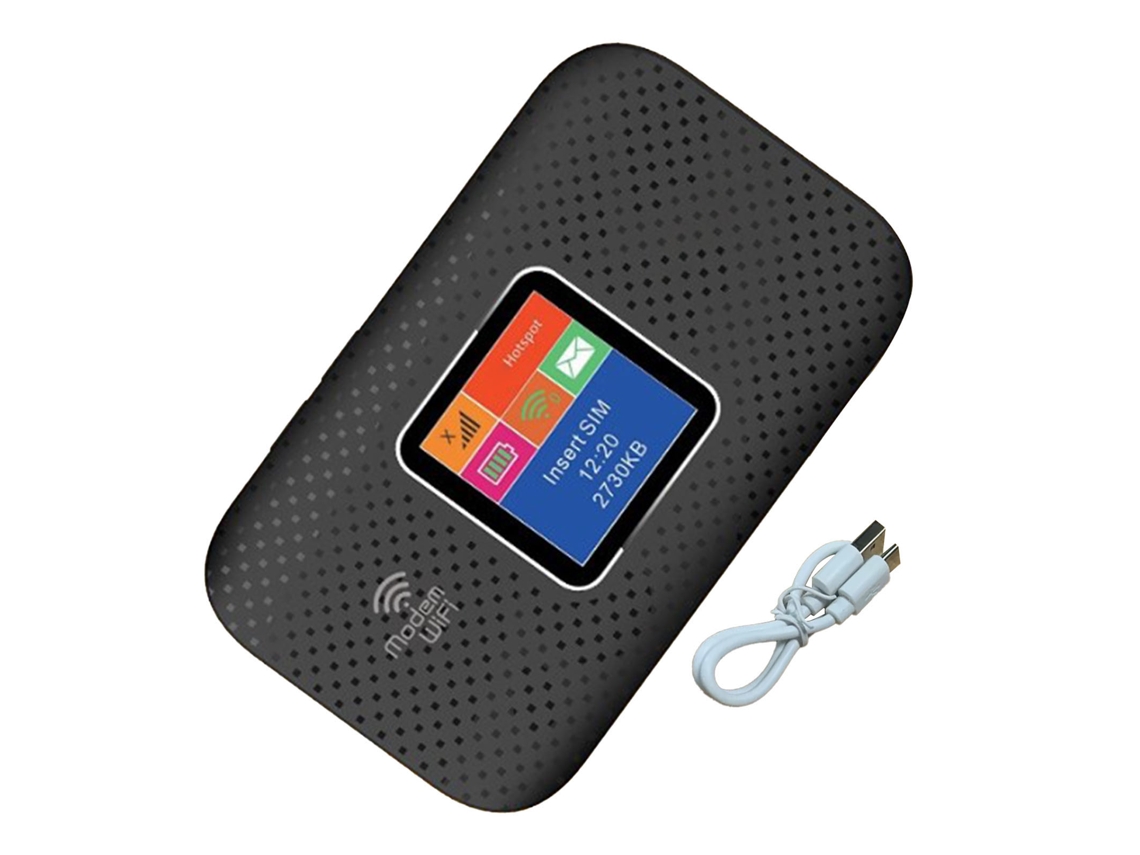 Roteador 4g Portátil Com Slot Sim 300mbps 3000mah