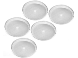 Filtro Para Prensa Francesa, 5 Filtros De Malha Aço Inoxidável 350 Ml