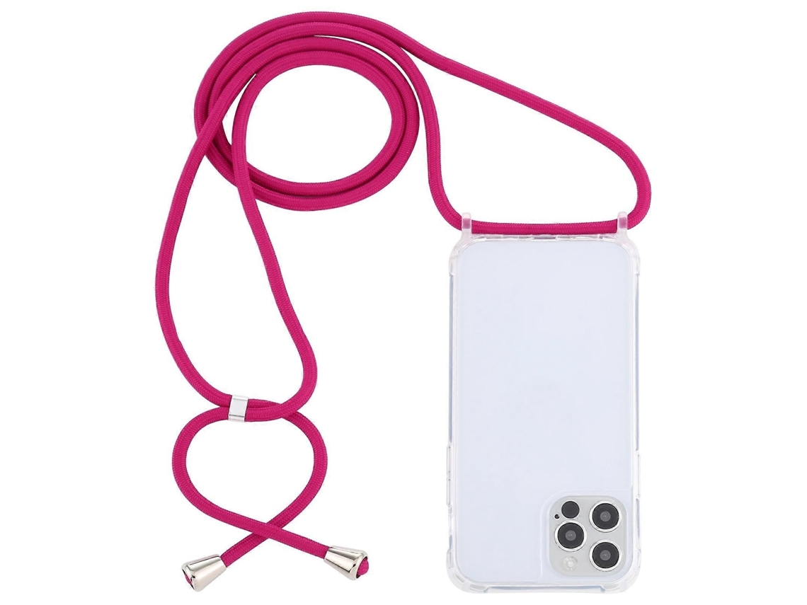 Lurelia Capa Com Cordão Iphone 14 Pro Acrílico Airbag Antichoque