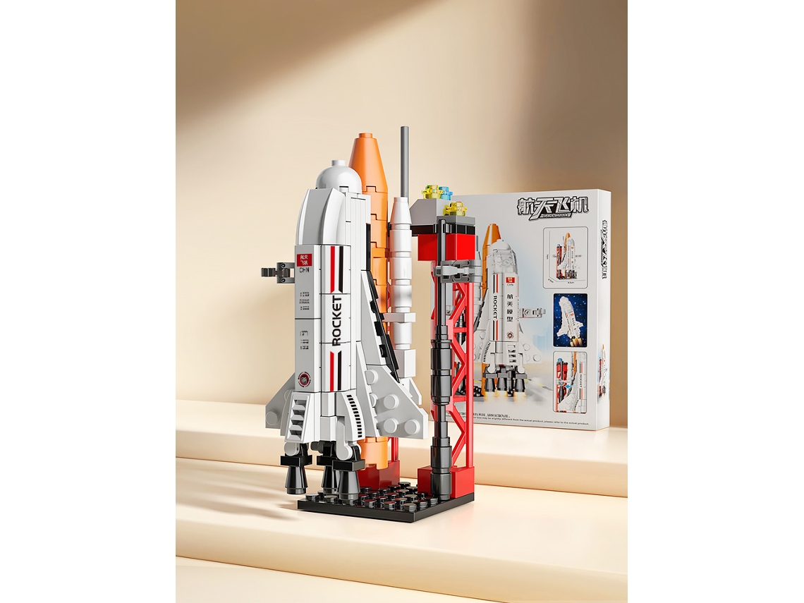 Conjunto de Montagem de Modelo do Centro de Lançamento Lunar e da Nave Espacial MDUG (estilo 2)