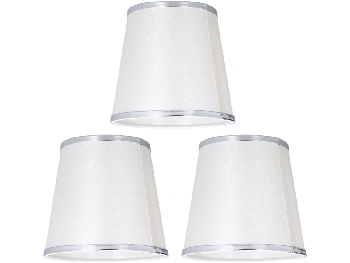 Conjunto De 6 Abajures De Tecido Com Clip Para Lustre, Luminárias De Teto, Arandelas E Pendentes. Gokoco