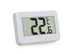 Lurelia Termómetro Digital Para Frigorífico E Congelador, Alta Precisão, Visor Lcd, Alarme Sonoro, Memória Máx./mín., Base Magnética