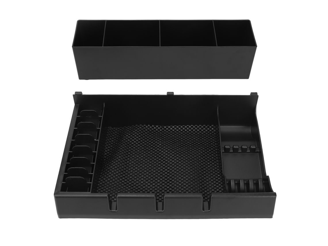 Organizador De Suprimentos De Barbear Com Compartimentos Anti-deslizante E Capacidade Grande Para Banheiro