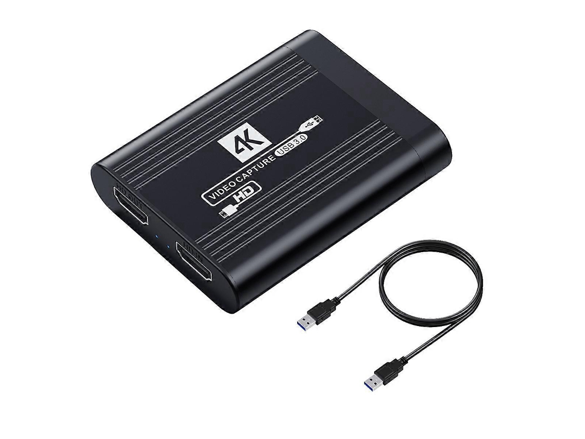 Placa De Gravação De Vídeo 4k Usb 3.0 Para Gravação De Jogos E Transmissão Ao Vivo Slowmoose