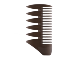 2026 peine de Cabelo a Óleo Profissional Peine de Cabelo com Dentes Largos Portátil Peine de Penteado para Homens (preto)