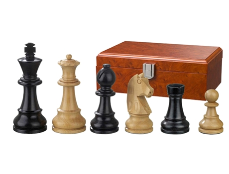 Peças de xadrez filosófico Ludwig XIV com 95mm de peso