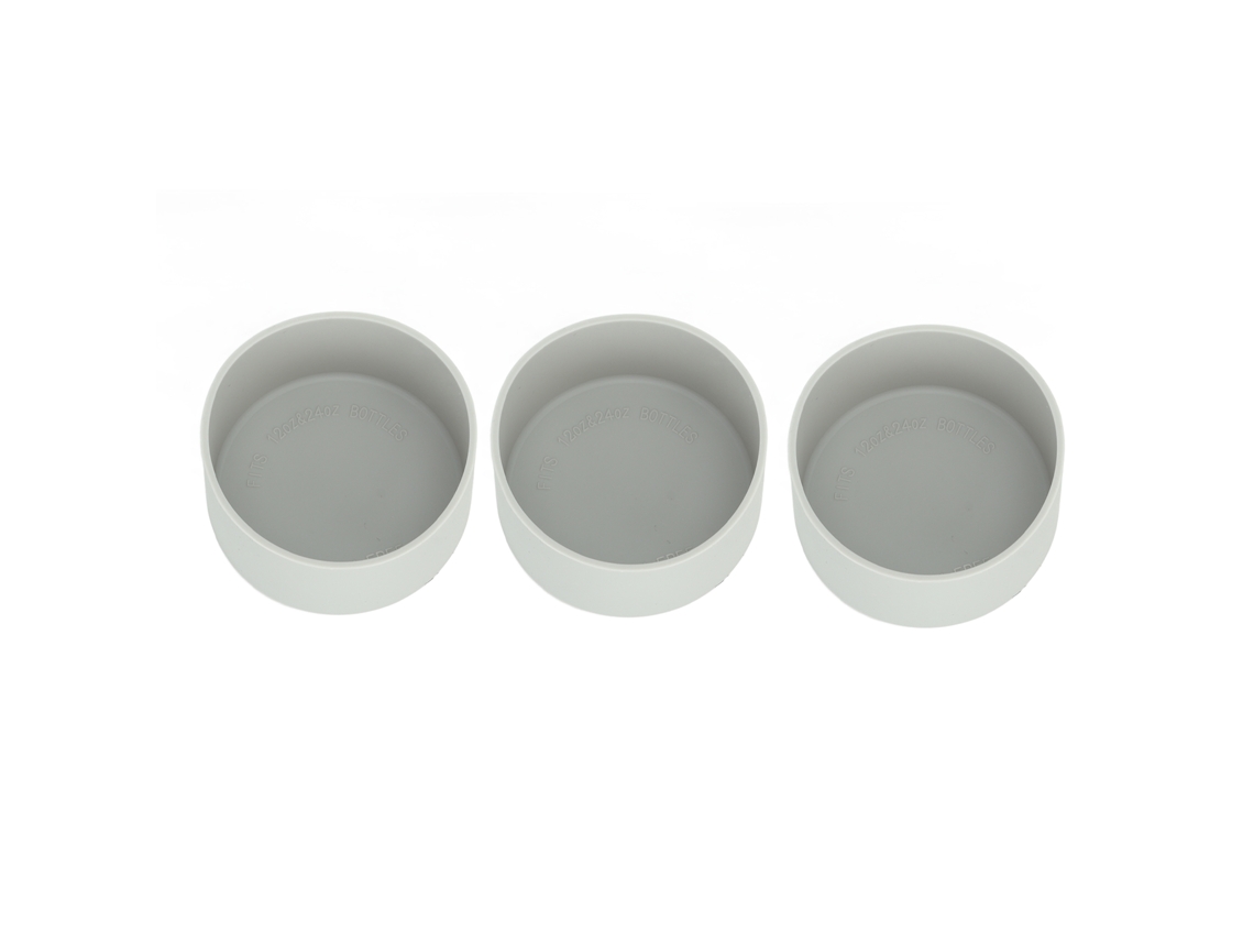 3 Capas De Silicone Para Base De Copo Resistente À Alta Temperatura Anti-deslizante Protetora Cinza