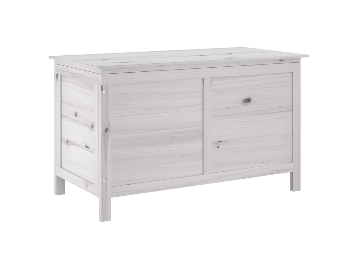 Garden Storage Box, Garden Storage Boxes Vidaxl Branco Madeira Processada (99 X 49.5 X 58.5 Cm)