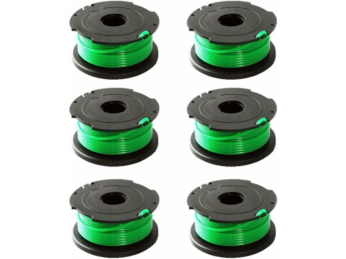 Compatível com Black+decker Gl7033 Gl8033 Gl9035 A6482 Kit com 6 Carretéis de Fio para Aparador de Grama AQUAFORGE