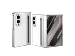 Capa Para Samsung Galaxy Z Fold8, Capa Protetora De Película Temperada Tudo Em Um Digitallab (branco)