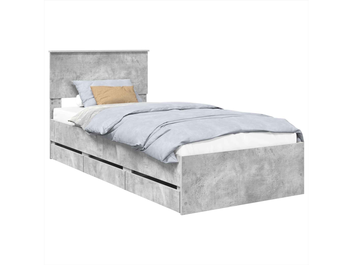 Estrutura de Cama 150x200cm Madeira Processada MAISON EXCLUSIVE