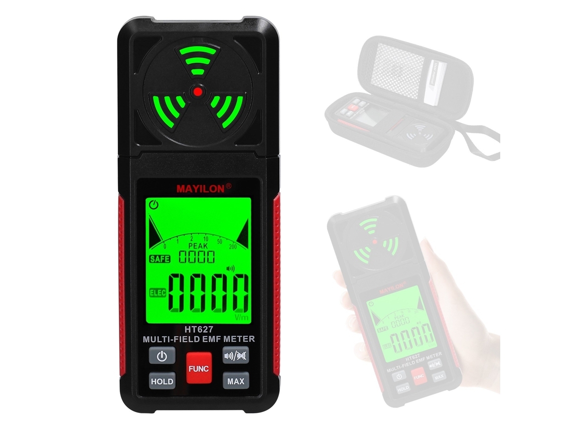 Mayilon Medidor Emf Portátil Detector De Radiação Eletromagnética Portátil Laboratório Doméstico Hospital Detector*