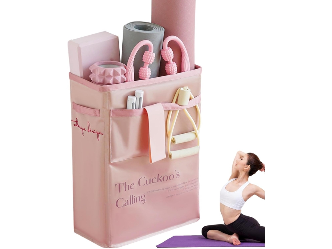 Cesto Organizadora para Tapete de Yoga com Prateleira S/MARCA