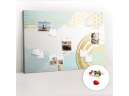 Painel De Cortiça Para Parede Padrão Decorativo Para O Quarto Das Crianças Espelharte (120x80 Cm)