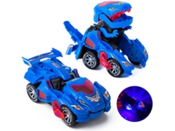Carro De Brinquedo Elétrico De Dinossauro Transformador Automático Com Flash E Som Adequado Para 3 A 7 Anos Aquaforge