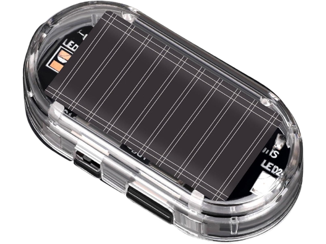 Alarme De Carro Com Luz Solar E Porta Usb