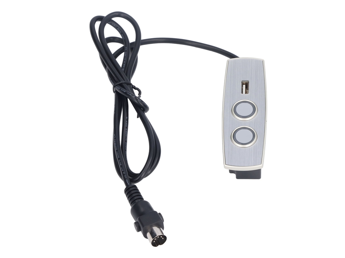 Controle Remoto para Reclinador Elétrico 2 Botões 5 Pinos com Carregador Usb 12 29v | S/MARCA