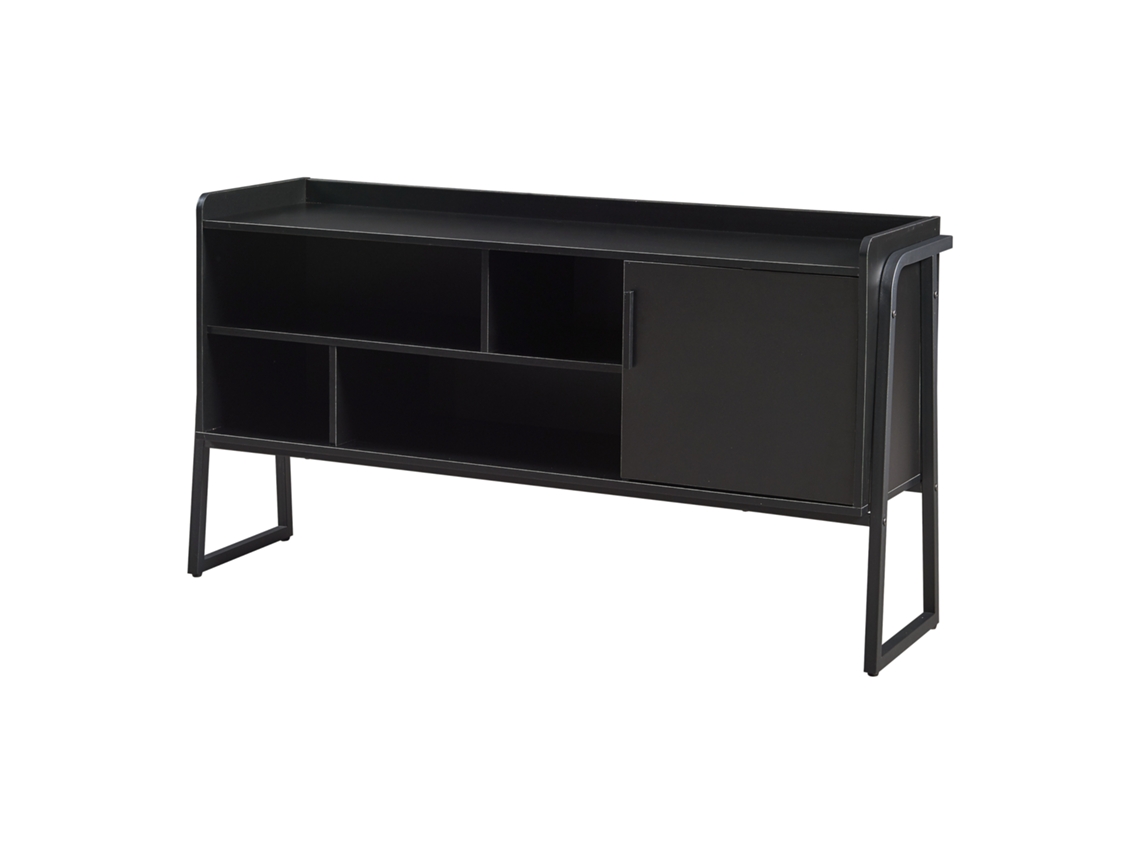 Suporte de Tv Storfjord em Aglomerado 120X34X63Cm Preto [EN.CASA]