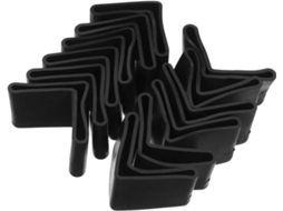 Protetores Triangulares Para Pés De Móveis, Almofadas De Borracha Antiderrapantes 35x35 Mm, Reutilizáveis Para Proteção