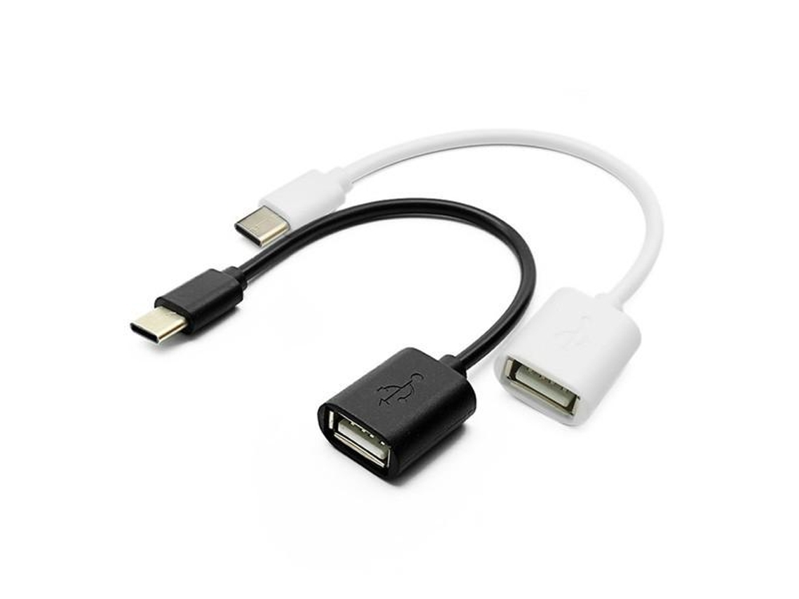 Cabo Otg Tipo C, Universal para Celulares, Adaptador Otg, Usb 2.0 de Dados Preto Pc Tv Portátil Jogos STELASPLEN