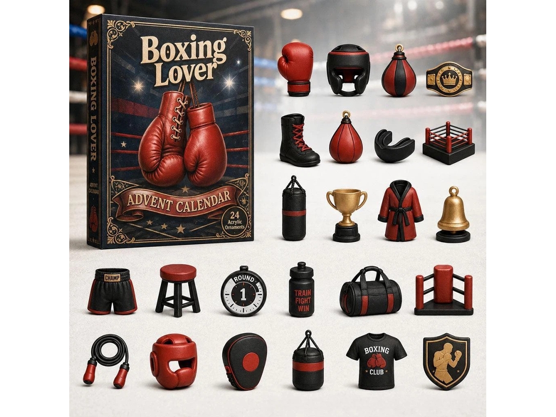 Calendário Do Advento 2d 2026 (luvas De Boxe)