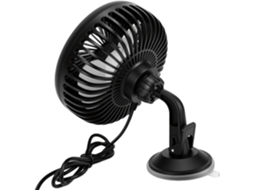 Ventilador Usb Para Carro Bewinner Com Ventosa, Motor Silencioso Sem Escovas De 3 Velocidades, Ângulo Ajustável
