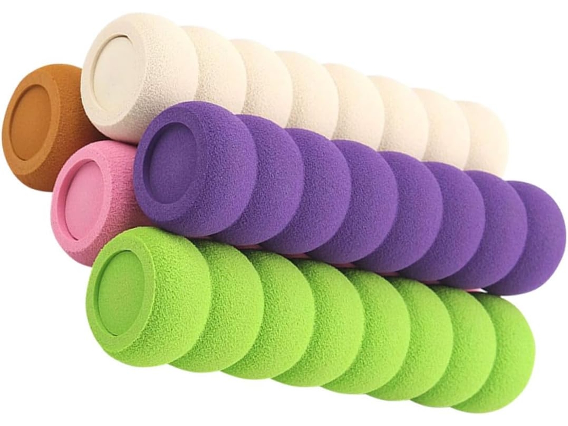 Conjunto De 5-protetores Maçaneta Macios Anticolisão Com Textura Espiral Para Segurança