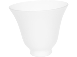 Luminária Pendente E27 Em Vidro Branco Fosco, Design Simples E Delicado, Acessório Decorativo.