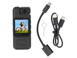 Aetheria câmera Corporal Portátil 4k Gravador de Vídeo com Áudio Clip Wearable Policial Esportiva 1.54"