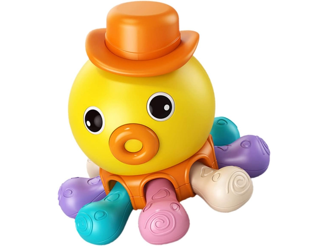 Banho Seguro com Polvo de Desenho Animado para Meninos e Meninas, CHABERLU