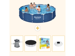 Bestway Piscina Bestway Steel Pro Redonda - 396x84 Cm - 5-peças S178