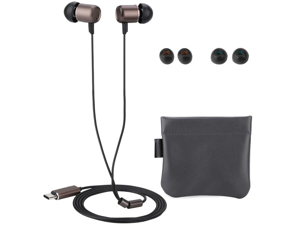 Fones de Ouvido LAXISCREED Type c Estéreo In ear
