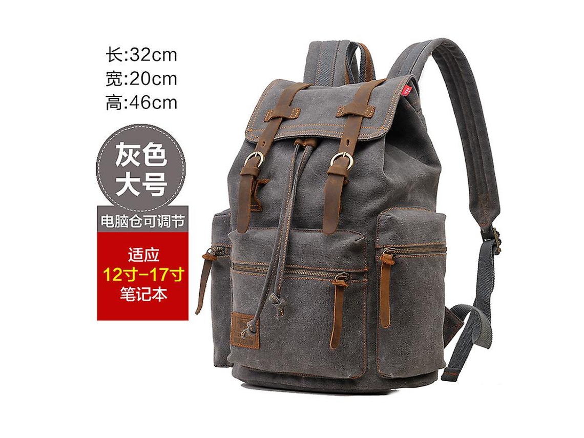 Mochila Escolar, Mochila De Lona, ​​bolsa Para Computador, Grande Capacidade