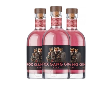 Gin FOX GANG GIN Pink (0.7 L - 3 Unidades)