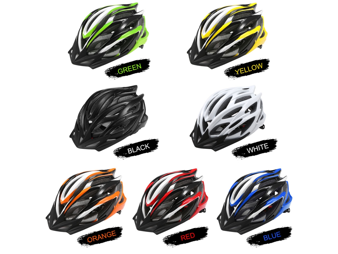 Capacete De Bicicleta Ultraleve Eps Com 25 Vents Ajustável Para Mountain Bike E Ciclismo De Estrada