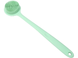 Lurelia Acessório De Duche Com Escova De Silicone Para Banho, Cabo Longo, Dupla Face E Pega Ergonómica, Uso Diário Prático