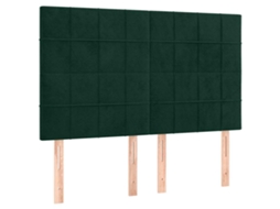 Headboard, Headboards Vidaxl Verde Veludo (144 Cm)