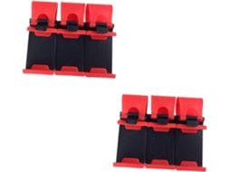 Conjunto De 2 Suportes Multifuncionais Ajustáveis Para Celular No Carro (3 Peças)